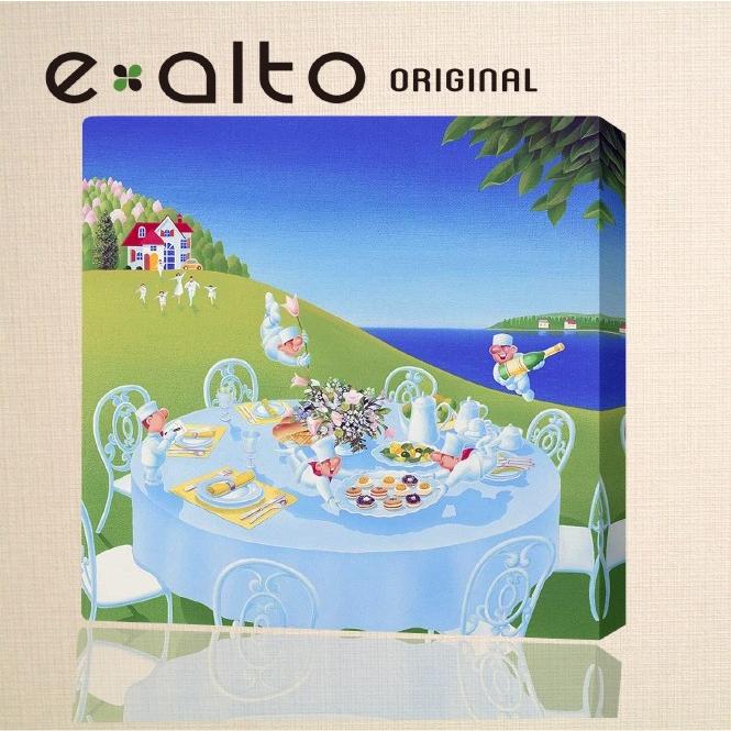 壁掛けアート アートパネル 風景画 イラストレーター 高橋宣孝 風景画イラスト 小人 妖精 クッキー スイーツ お菓子 テーブル 丘 赤い屋根 Taka40 S1 Wall Art 通販 Yahoo ショッピング