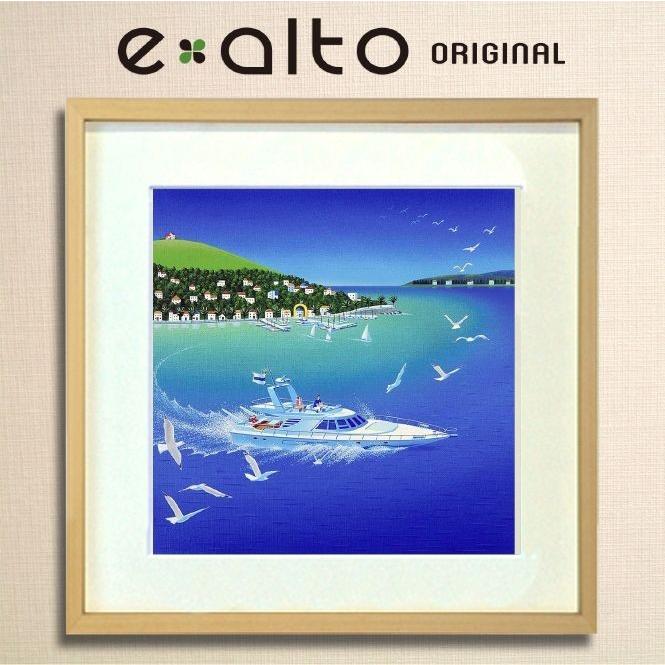 見事な創造力 風景画 夏 海 イラスト ヨット アートパネル 壁掛け ファブリックパネル 絵画 レリーフ アート Garces Org