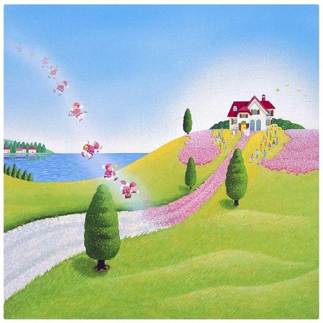 壁掛けアート アートパネル 風景画/イラストレーター 高橋宣孝/風景画