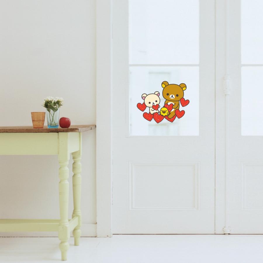 サイズ リラックマ ウォールステッカー ハートがいっぱい 転写 賃貸ok シール サンエックス コリラックマ 子供 かわいい カーテン ウォールステッカー市場 通販 Yahoo ショッピング