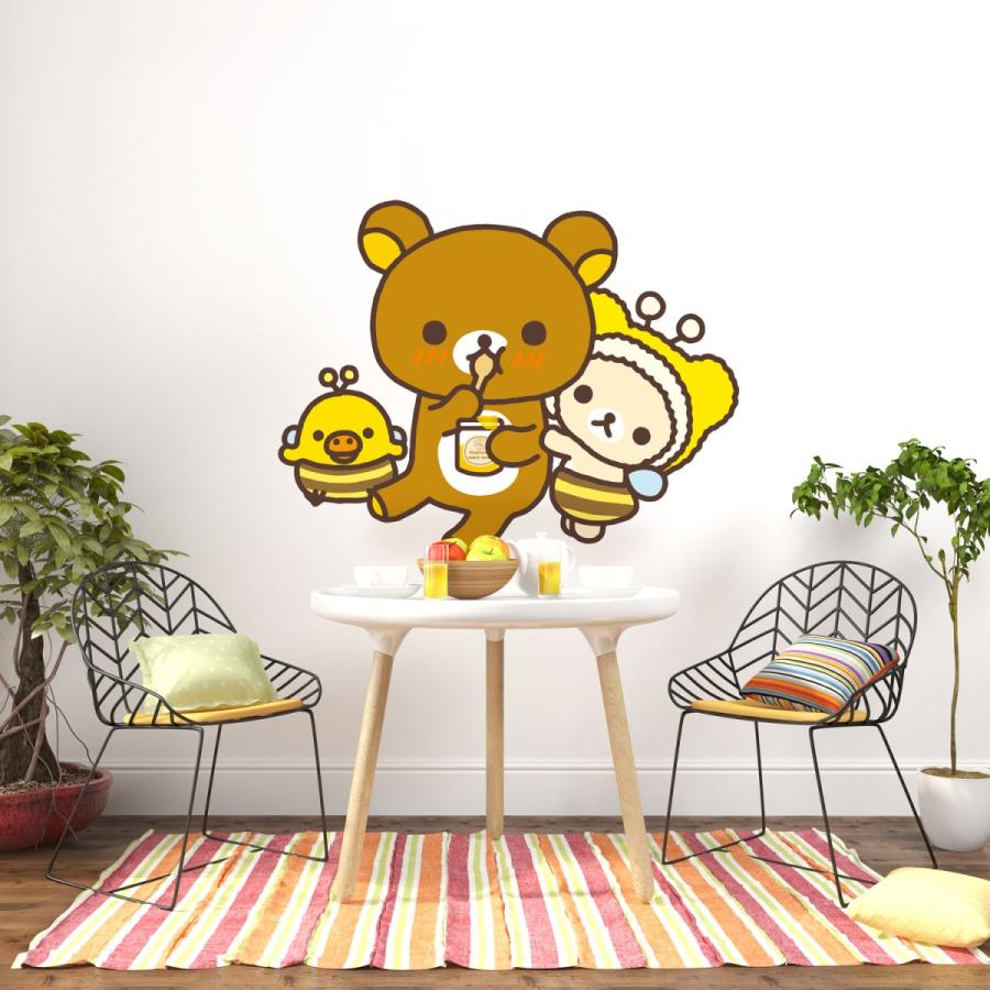 リラックマ ウォールステッカー ハニー スマイル Mサイズ 大判 転写 賃貸ok シール コリラックマ キイロイトリ カーテン ウォールステッカー市場 通販 Yahoo ショッピング