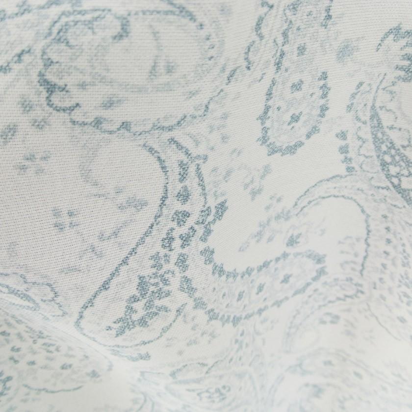 ナチュラルな素材に淡いブルーのペイズリー柄をプリントしたレース ペイズリーレース 1枚入り 片開き用 幅30 100cm 丈30 250cm Ui50 Boirupezuri A カーテン ウォールステッカー市場 通販 Yahoo ショッピング