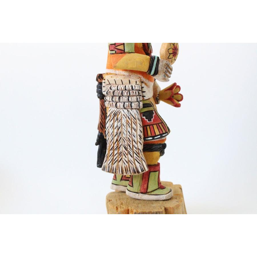 ネイティブアメリカン ホピ族 カチーナ／カチナドール Quail Kachina (KC5) 工芸品、民芸品