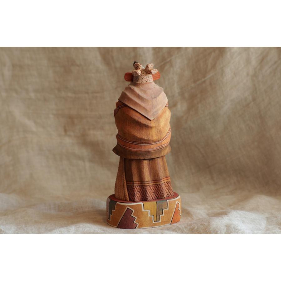 ネイティブアメリカン/ホピ族/カチーナ/カチナドール/Snow Maiden (KC7