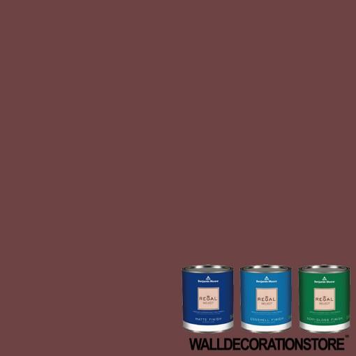 水性ペンキ ベンジャミンムーア  1267 ruby dusk ガロン缶 3.8L 塗料 リーガルセレクト｜walldecorationstore