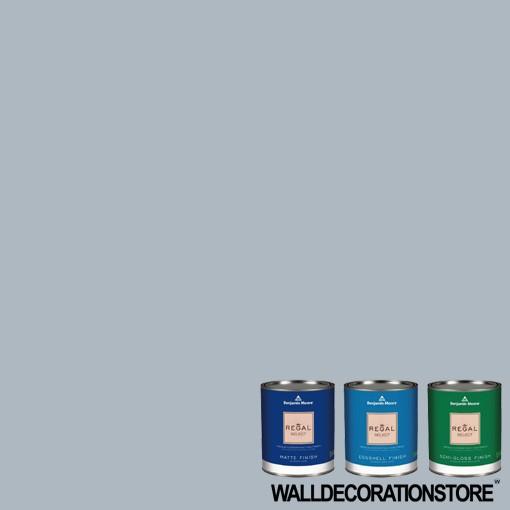 水性ペンキ ベンジャミンムーア 1627 manor blue クォート缶 0.9L 塗料