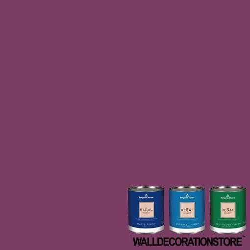 水性ペンキ ベンジャミンムーア 2074-20 summer plum クォート缶 0.9L