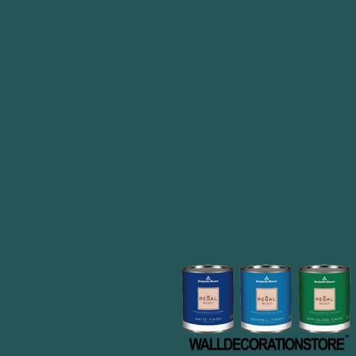 水性ペンキ ベンジャミンムーア 735 deep sea green ガロン缶 3.8L