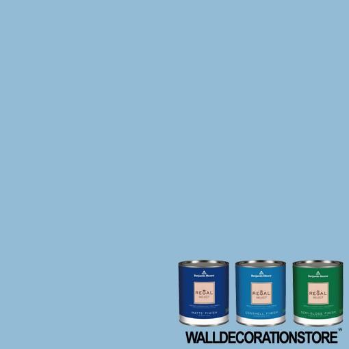 水性ペンキ ベンジャミンムーア  801 blue bayou ガロン缶 3.8L 塗料 リーガルセレクト｜walldecorationstore
