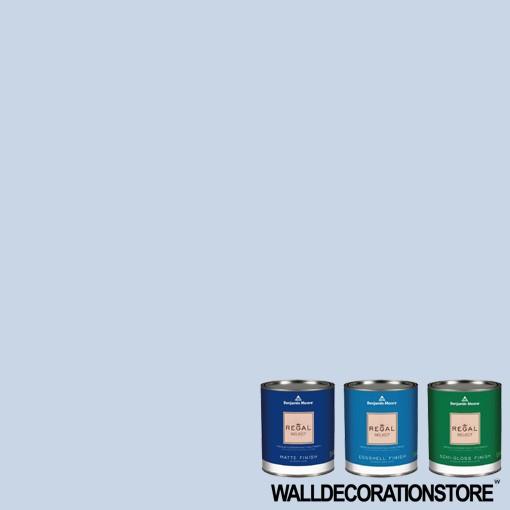 水性ペンキ ベンジャミンムーア 820 misty blue クォート缶 0.9L 塗料