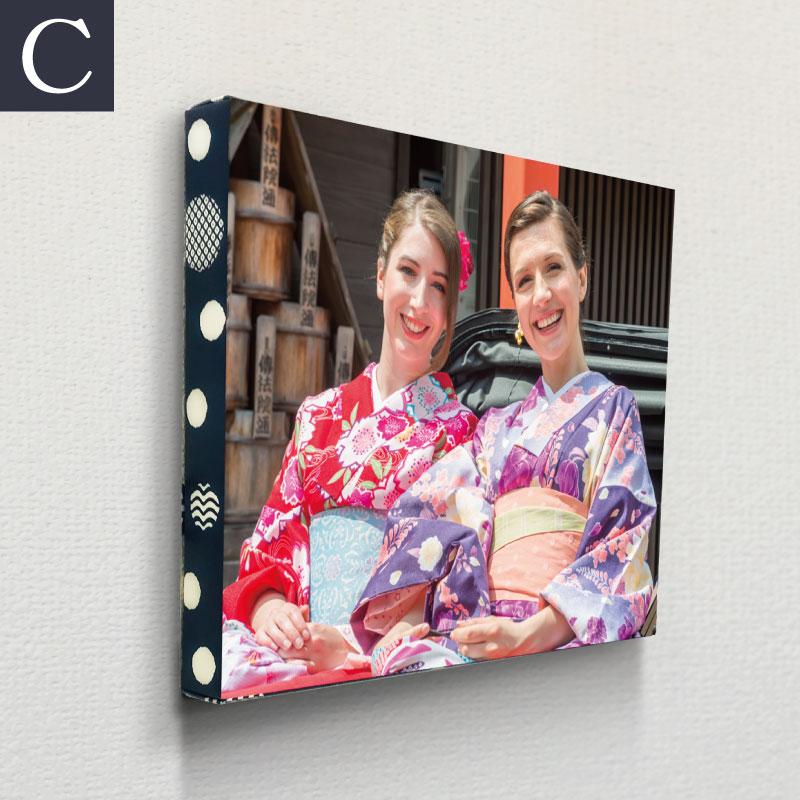 オーダーメイド フォトパネル 和柄デザイン ファブリックパネル   写真 名入れ 和風  記念品 結婚式 プレゼント ギフト |  | 10