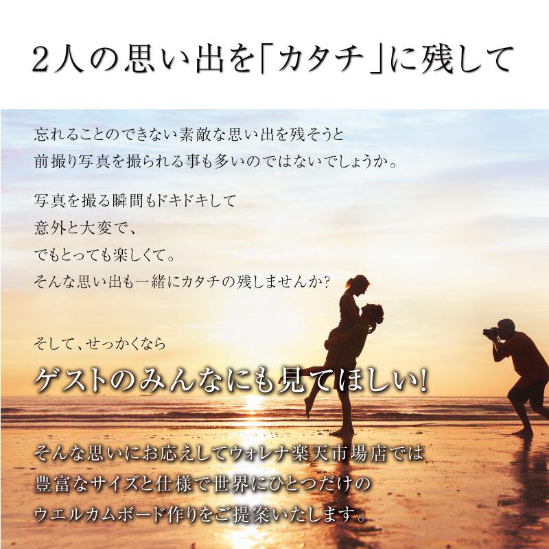 ウェルカムボード 結婚式 写真 フレーム付 A2 A1 大判 ポスター 名入れ