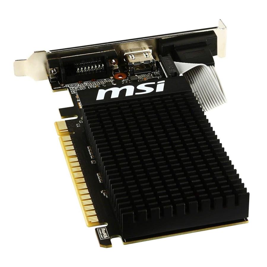 数量は多】 MSI NVIDIA GeForce GT710搭載 GDDR3 2GB グラフィックス 