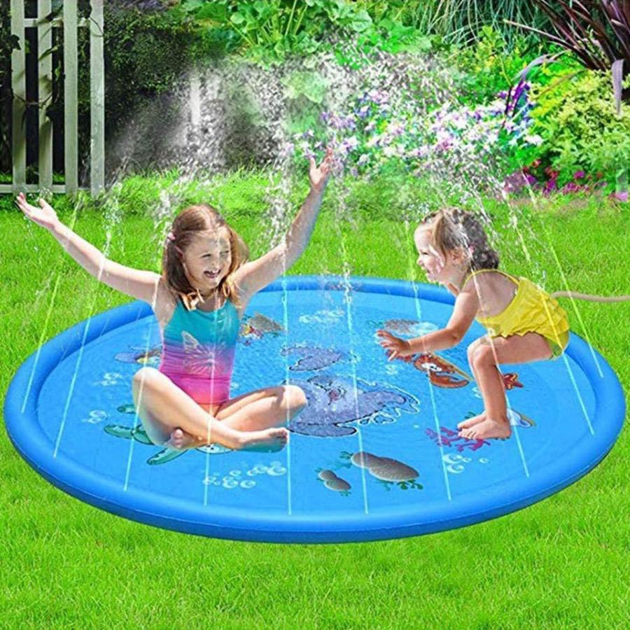 噴水マット 水遊び プール 噴水 マット 水スプレーマット プレイマット