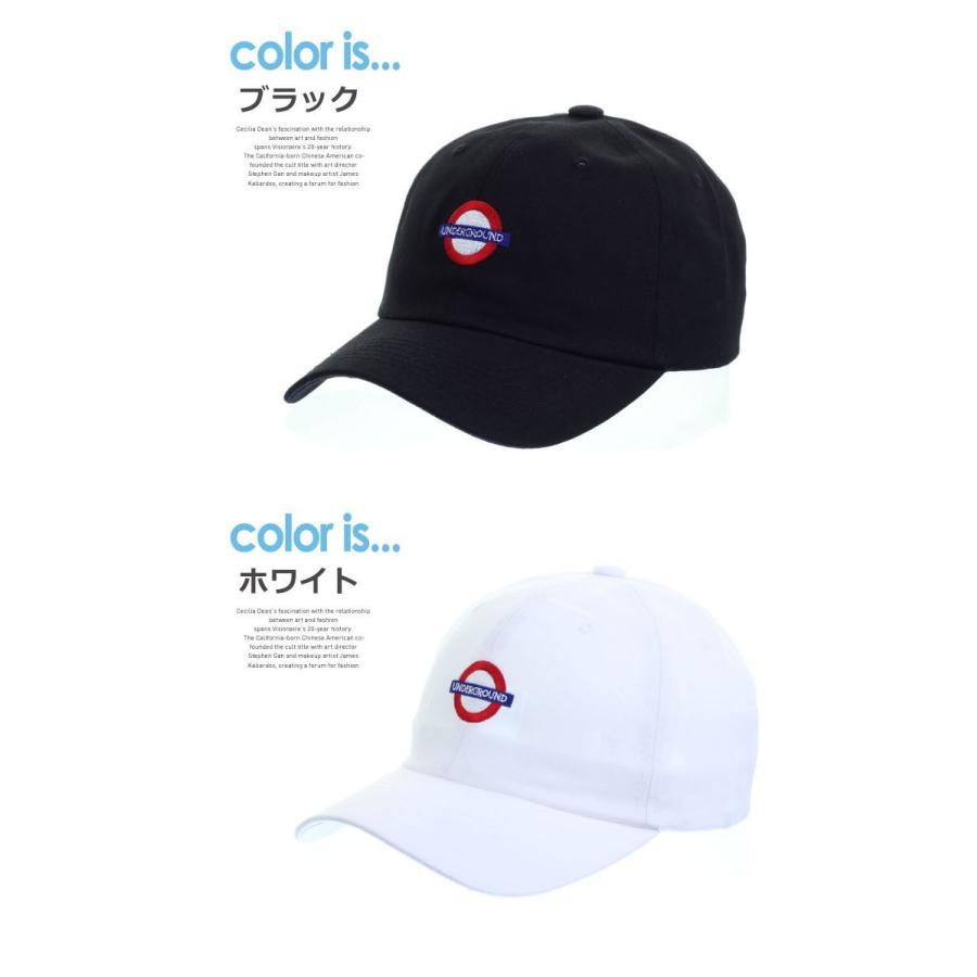 ローキャップ 帽子 ベースボールキャップ 野球帽子 レディース メンズ ロゴ UNDERGROUND ローキャップ ベースボールキャップ 宅D｜wallstickershop｜03