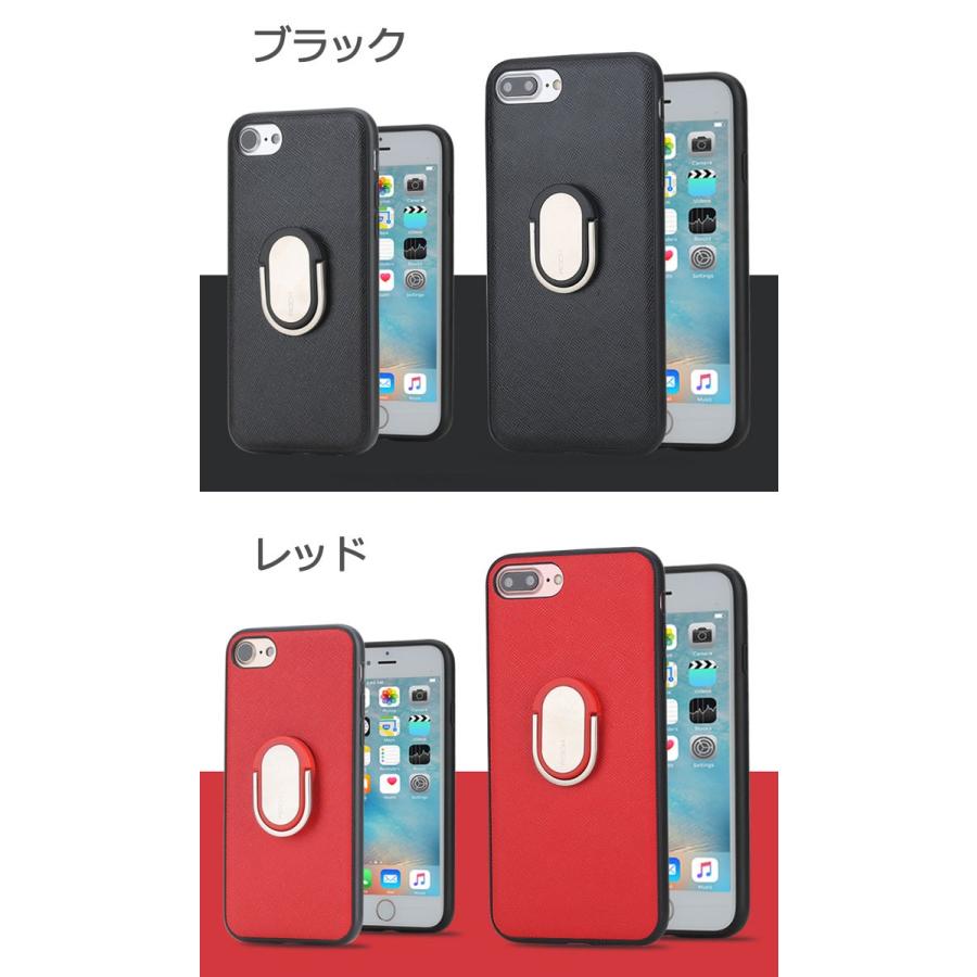 iPhone8/8Plus iPhone7/7Plus ケース バンカーリング スマホリング スマホスタンド車載ホルダー対応 マグネット式｜wallstickershop｜04