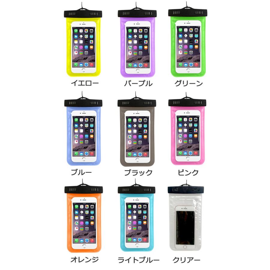 防水ケース Iphone 水中撮影 Xperia Galaxy Ipx8 スマホ 防水 スリーブ ポーチ型 ソフトケース クリア ストラップ付き 海水浴 プール Y1 Cas 233 ウォールステッカー本舗 通販 Yahoo ショッピング