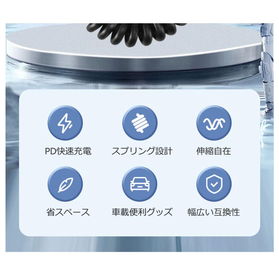 充電ケーブル type-c 急速充電 1.8m PD C to iPhone充電ケーブル 60W