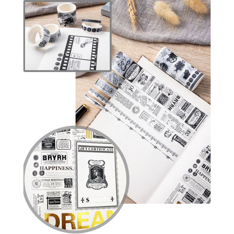 マスキングテープ セット 10本 マステ デコ 包装 ラッピング