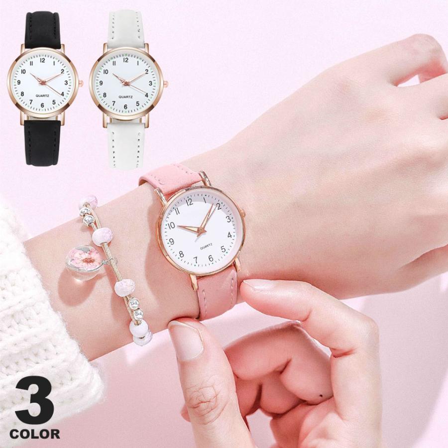 腕時計 レディース かわいい 時計 ビジネス シンプル スタンダード