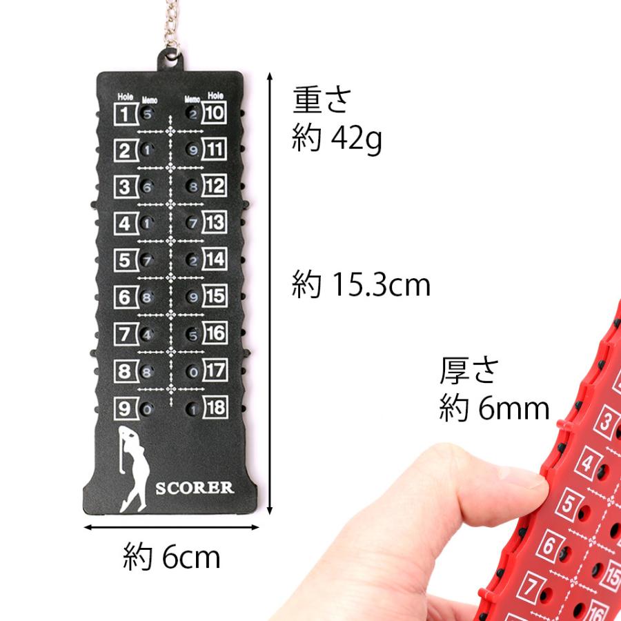 ゴルフ スコアカウンター 18ホール ゴルフカウンター ストローク