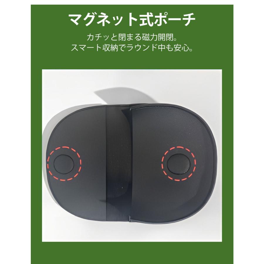 ゴルフポーチ ベルト付き ゴルフウエストポーチレディース PUレザー