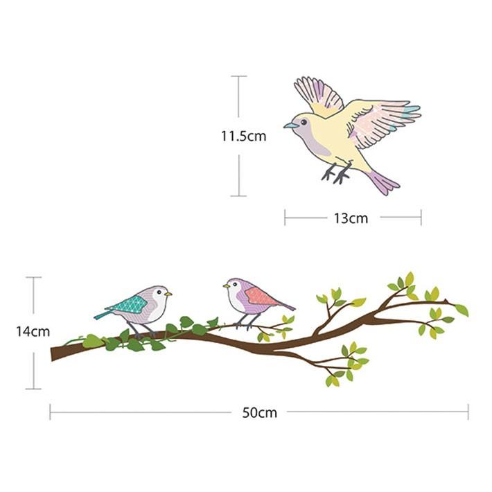 ウォールステッカー 木 鳥 鳥かご 壁紙シール 壁紙 リメイクシート 宅C