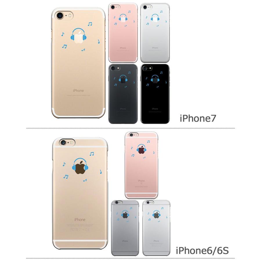 iPhone ケース クリアケース [ヘッドフォン ブルー] iPhone13/13mini