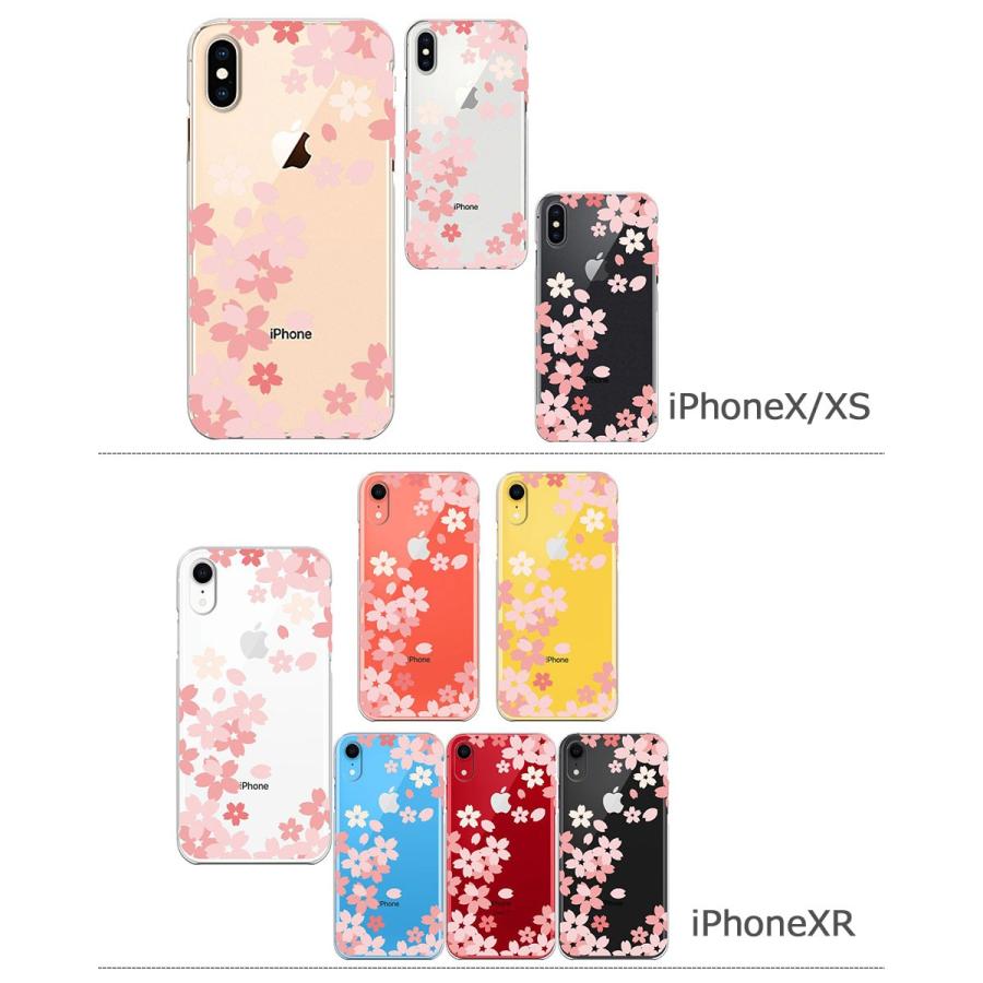 iPhone ケース クリアケース [桜花] iPhone13/13mini/13Pro/12/12mini
