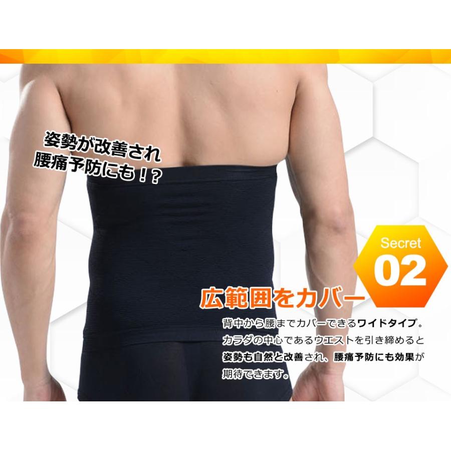 加圧シャツ 加圧インナー メンズ 加圧シャツ効果 腹巻 ウエストベルト