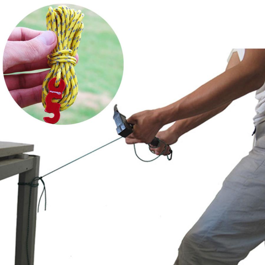 テントロープ 4m×4本セット 反射 タープロープ ガイドロープ テント用