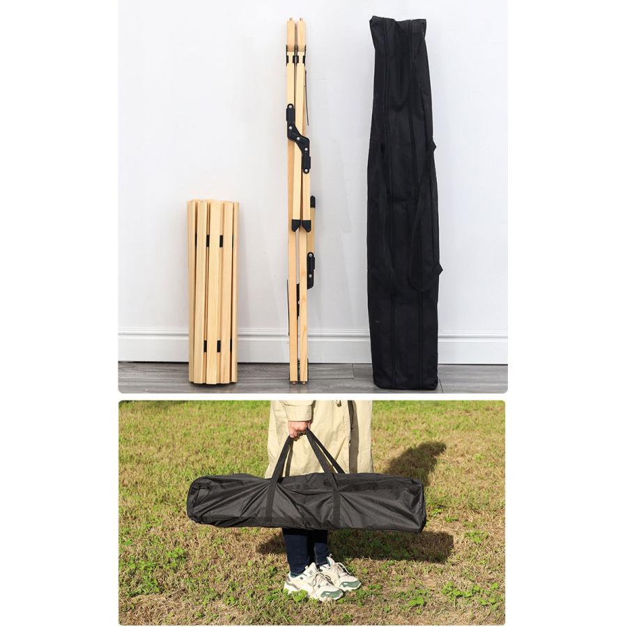 レジャーテーブル 90cm×60cm キャンプ テーブル 木製 アウトドア