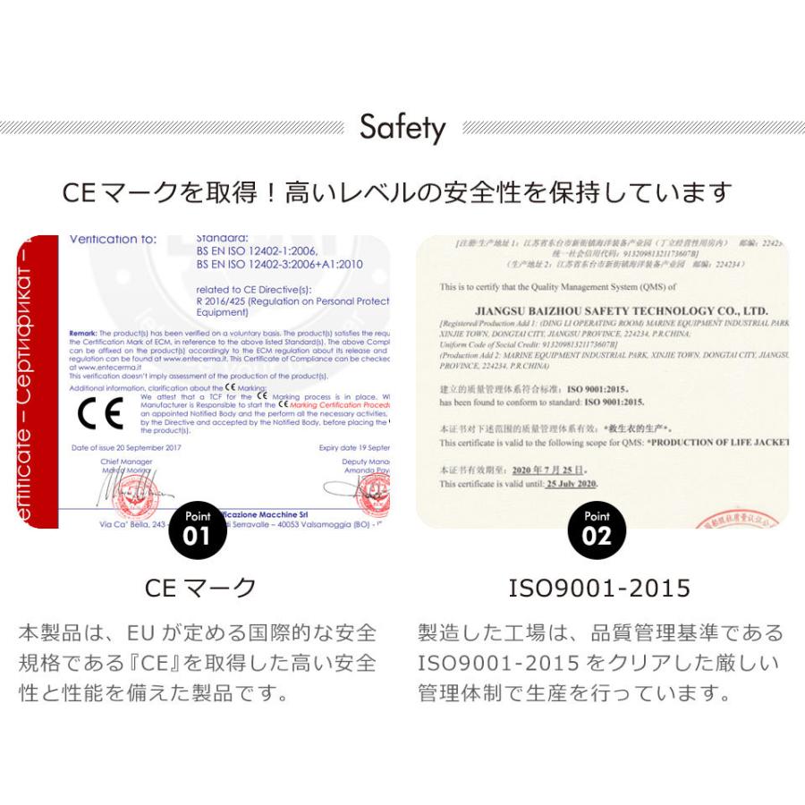 ライフジャケット 釣り 手動膨張式 ベルトタイプ U型 フィッシング 釣用 腰巻タイプ CE認証取得済 ウエストベルト 軽量 コンパクト 救命胴衣 フリーサイズ 宅G｜wallstickershop｜05