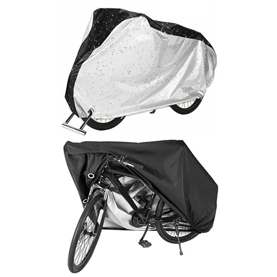 自転車カバー 厚手 防水 サイクルカバー 簡単 バイクカバー 原付 撥水