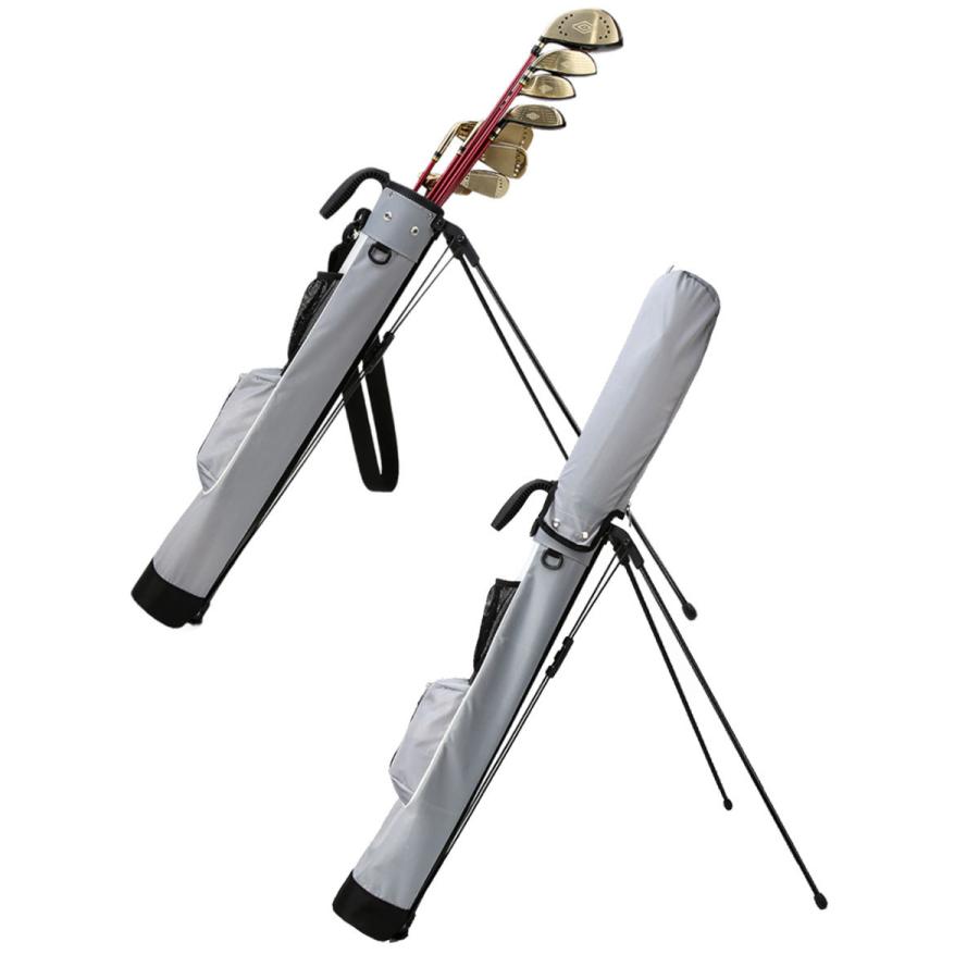 セルフスタンド クラブケース スタンド ゴルフ 練習用 フードカバー 大