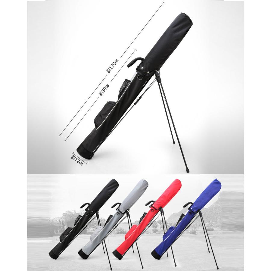 セルフスタンド クラブケース スタンド ゴルフ 練習用 フードカバー 大