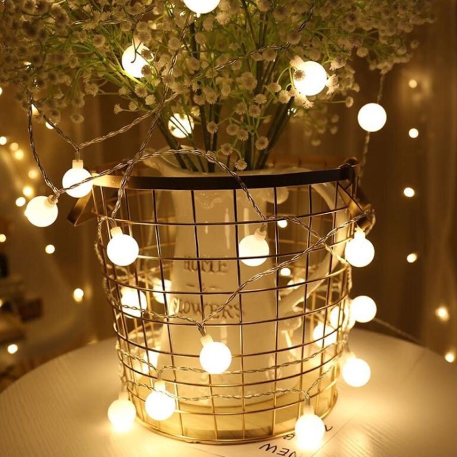 イルミネーションライト LED 室内 6m 40球 ジュエリーライト led