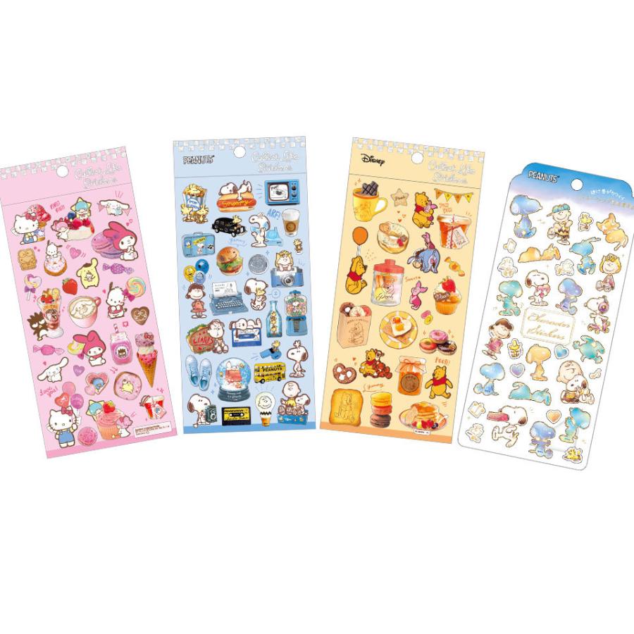 コレクトライクステッカー スヌーピー ピーナッツ クマのプーさん