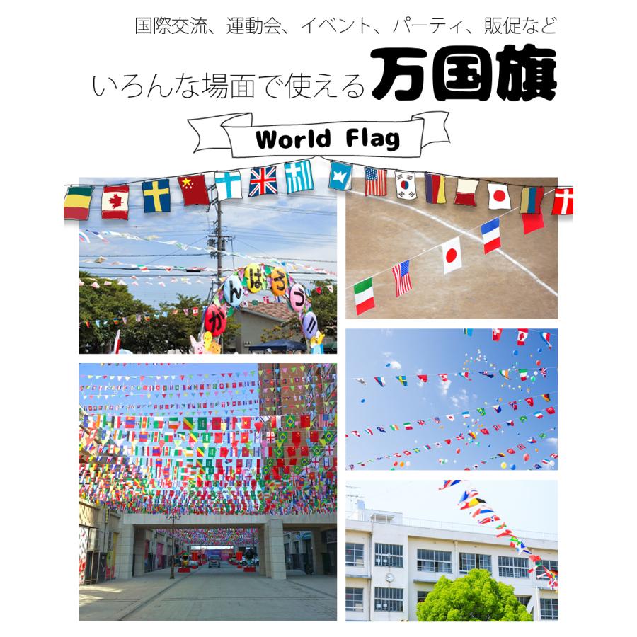 万国旗 100ヶ国 約30m ワールドフラッグ フラッグガーランド 世界の