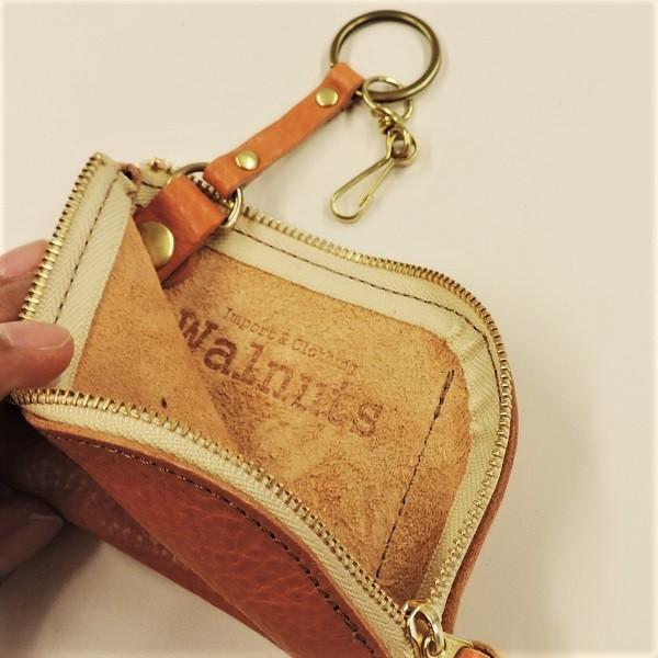 ブロンソンレザー BRONSON LEATHER / ジッパー コインパース キーチェーン付き 牛革 (キャメル) CAMEL |  | 02
