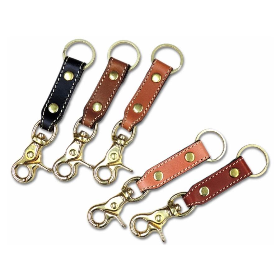 ブロンソンレザー BRONSON LEATHER / 本革 キーホルダー Key Chain Type 2 牛革 | 