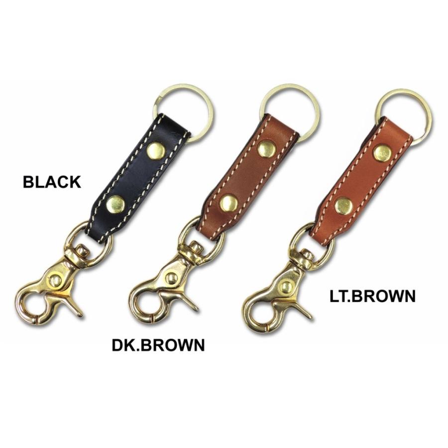 ブロンソンレザー BRONSON LEATHER / 本革 キーホルダー Key Chain Type 2 牛革 |  | 01