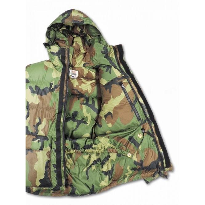 クレセント ダウン ワークス CRESCENT DOWN WORKS / インテグラル フーデッド ダウン ジャケット Integral Hooded Jacket RIPSTOP (CAMO)  アメリカ製 | Crescent Down Works | 05