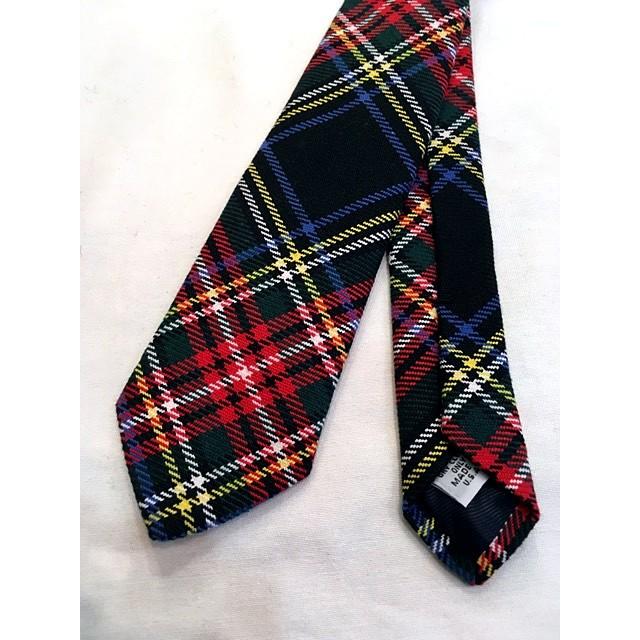 アイビープレップスター IVY PREPSTER /  ウール ネクタイ チェック WOOL RED CHECK Tie (レッド) アメリカ製 |  | 01