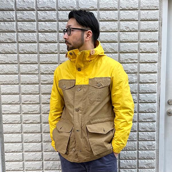 マニファッツュラ・チェッカレッリ MANIFATTURA CECCARELLI / ウィークエンダーコート #6026 QP 2TONE WEEKENDER COAT  (タン×イエロー) TAN×YELLOW｜walnutsimport｜03