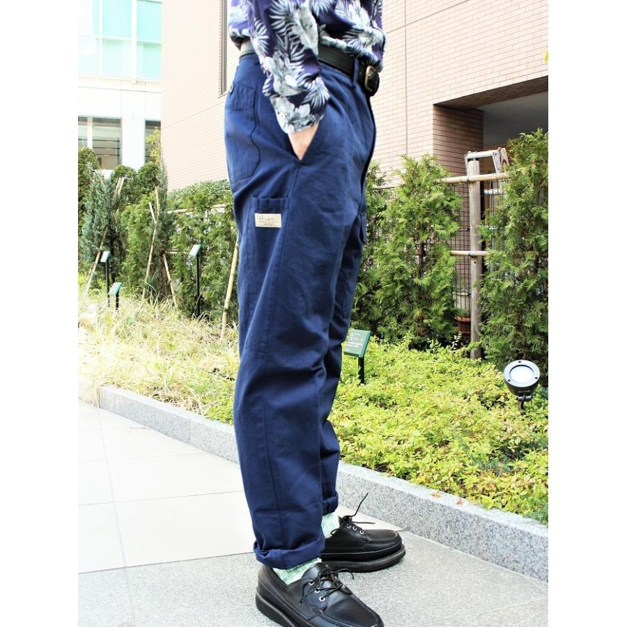 マニファッツュラ・チェッカレッリ MANIFATTURA CECCARELLI / ワークパンツ #6517 WORK PANT QH コットン / リネン (ネイビー) Navy イタリア製 |  | 02