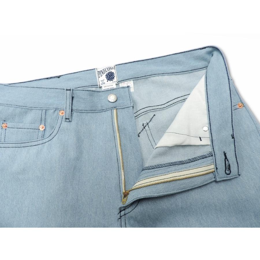 パインコーン PINECONE / ベーシック 5ポケット ジーンズ BASIC 5POCKET JEAN  (COLOR : Lt.DENIM) ライトデニム アメリカ製 | MARIANNE | 02