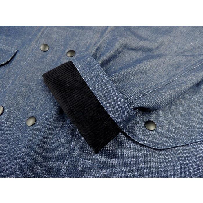 Snap-on　stp　ツナギ　デニム　機能的　ベルトループ　ダブルジップ　M Side snap bell-bottom denim【Black】 | SHIKITARI