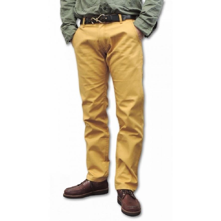 パインコーン PINECONE / ダック ワーク パンツ DUCK Work Pant  (COLOR : マスタード) NON WASH アメリカ製 | MARIANNE | 04