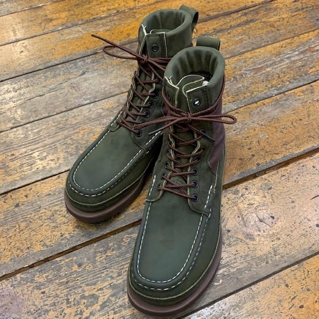 ラッセル モカシン RUSSELL MOCCASIN / トリプルヴァンプ "MOUNTAIN PH"military last  グリーン アメリカ製｜walnutsimport